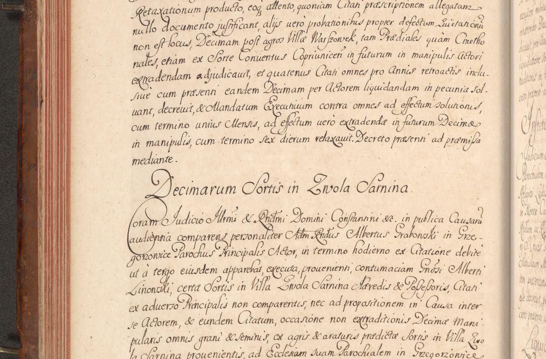 Zdjęcie nr 161 dla obiektu archiwalnego: Acta actorum episcopalium R. D. Constantini Feliciani in Szaniawy Szaniawski, episcopi Cracoviensis, ducis Severiae per annos 1724 - 1727 conscripta. Volumen II