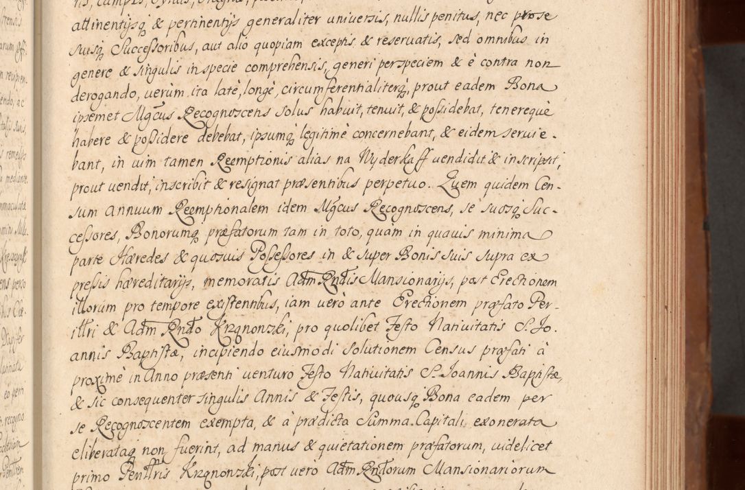 Zdjęcie nr 154 dla obiektu archiwalnego: Acta actorum episcopalium R. D. Constantini Feliciani in Szaniawy Szaniawski, episcopi Cracoviensis, ducis Severiae per annos 1724 - 1727 conscripta. Volumen II