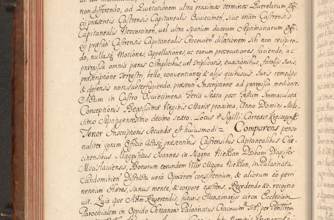 Zdjęcie nr 153 dla obiektu archiwalnego: Acta actorum episcopalium R. D. Constantini Feliciani in Szaniawy Szaniawski, episcopi Cracoviensis, ducis Severiae per annos 1724 - 1727 conscripta. Volumen II