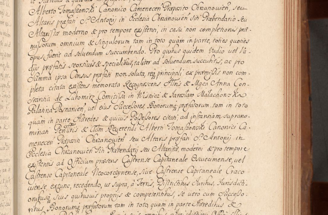Zdjęcie nr 152 dla obiektu archiwalnego: Acta actorum episcopalium R. D. Constantini Feliciani in Szaniawy Szaniawski, episcopi Cracoviensis, ducis Severiae per annos 1724 - 1727 conscripta. Volumen II