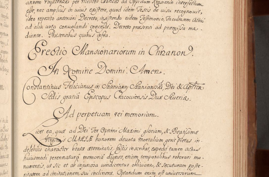 Zdjęcie nr 146 dla obiektu archiwalnego: Acta actorum episcopalium R. D. Constantini Feliciani in Szaniawy Szaniawski, episcopi Cracoviensis, ducis Severiae per annos 1724 - 1727 conscripta. Volumen II