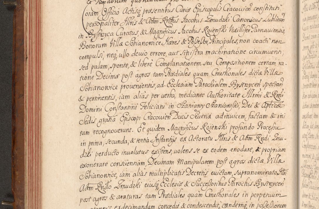 Zdjęcie nr 143 dla obiektu archiwalnego: Acta actorum episcopalium R. D. Constantini Feliciani in Szaniawy Szaniawski, episcopi Cracoviensis, ducis Severiae per annos 1724 - 1727 conscripta. Volumen II