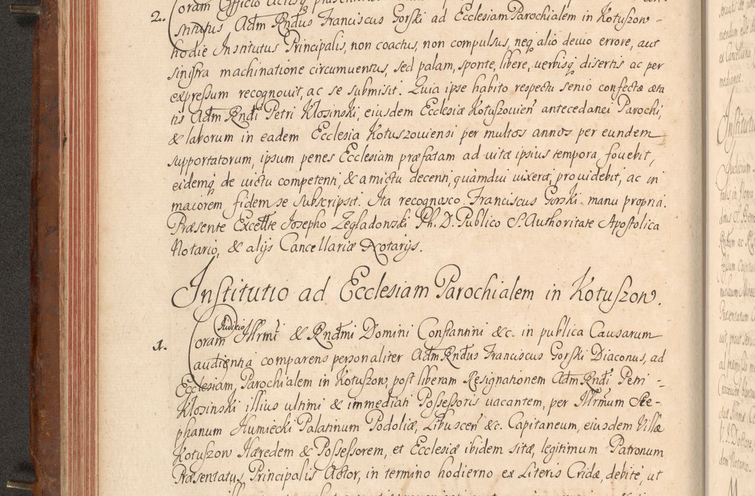 Zdjęcie nr 135 dla obiektu archiwalnego: Acta actorum episcopalium R. D. Constantini Feliciani in Szaniawy Szaniawski, episcopi Cracoviensis, ducis Severiae per annos 1724 - 1727 conscripta. Volumen II