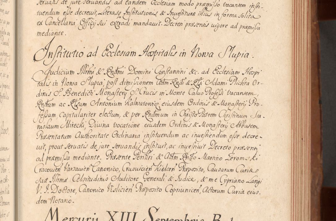 Zdjęcie nr 136 dla obiektu archiwalnego: Acta actorum episcopalium R. D. Constantini Feliciani in Szaniawy Szaniawski, episcopi Cracoviensis, ducis Severiae per annos 1724 - 1727 conscripta. Volumen II