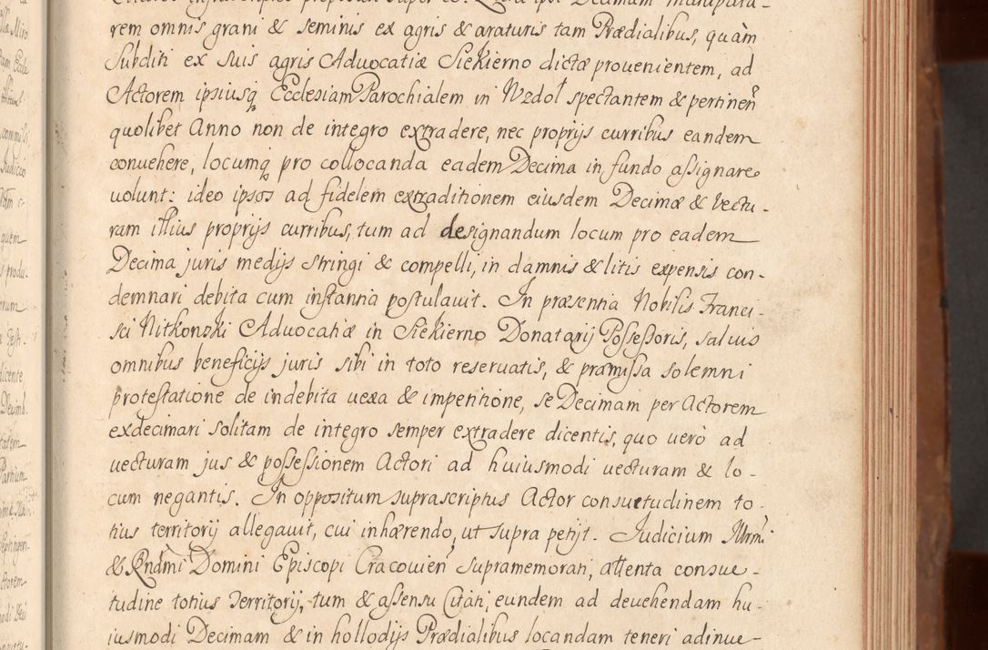 Zdjęcie nr 132 dla obiektu archiwalnego: Acta actorum episcopalium R. D. Constantini Feliciani in Szaniawy Szaniawski, episcopi Cracoviensis, ducis Severiae per annos 1724 - 1727 conscripta. Volumen II