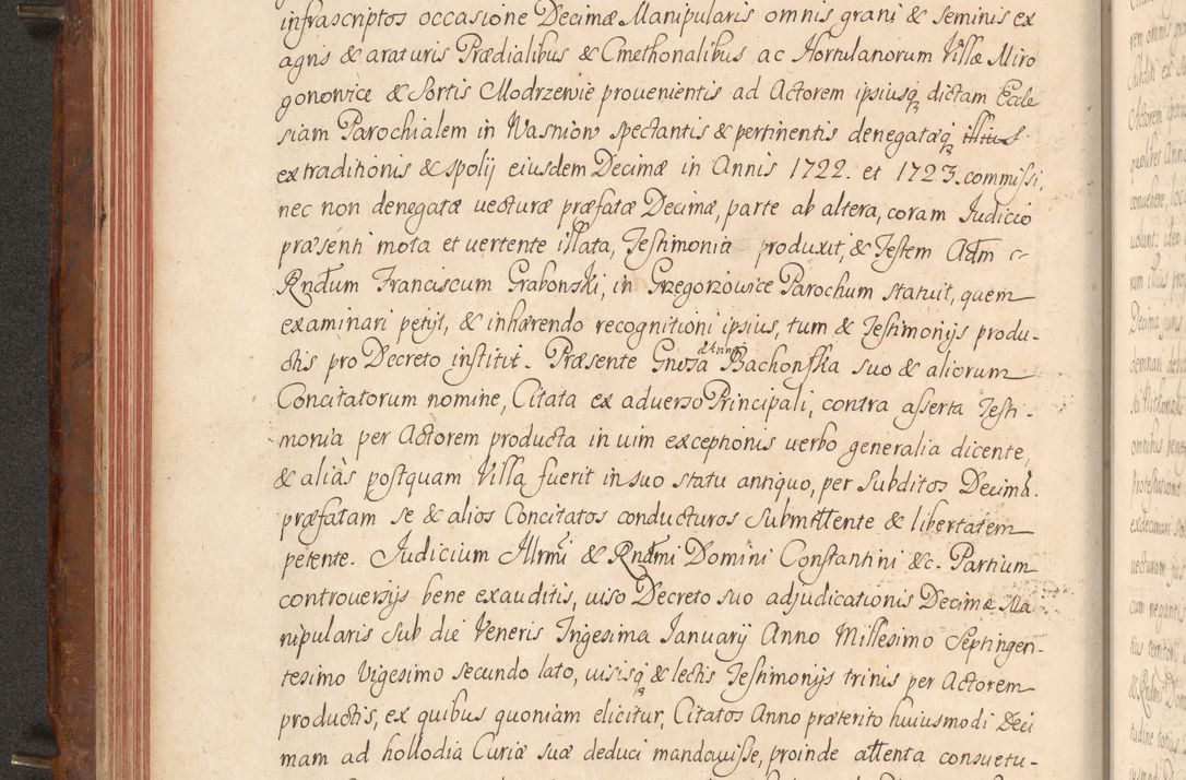 Zdjęcie nr 131 dla obiektu archiwalnego: Acta actorum episcopalium R. D. Constantini Feliciani in Szaniawy Szaniawski, episcopi Cracoviensis, ducis Severiae per annos 1724 - 1727 conscripta. Volumen II