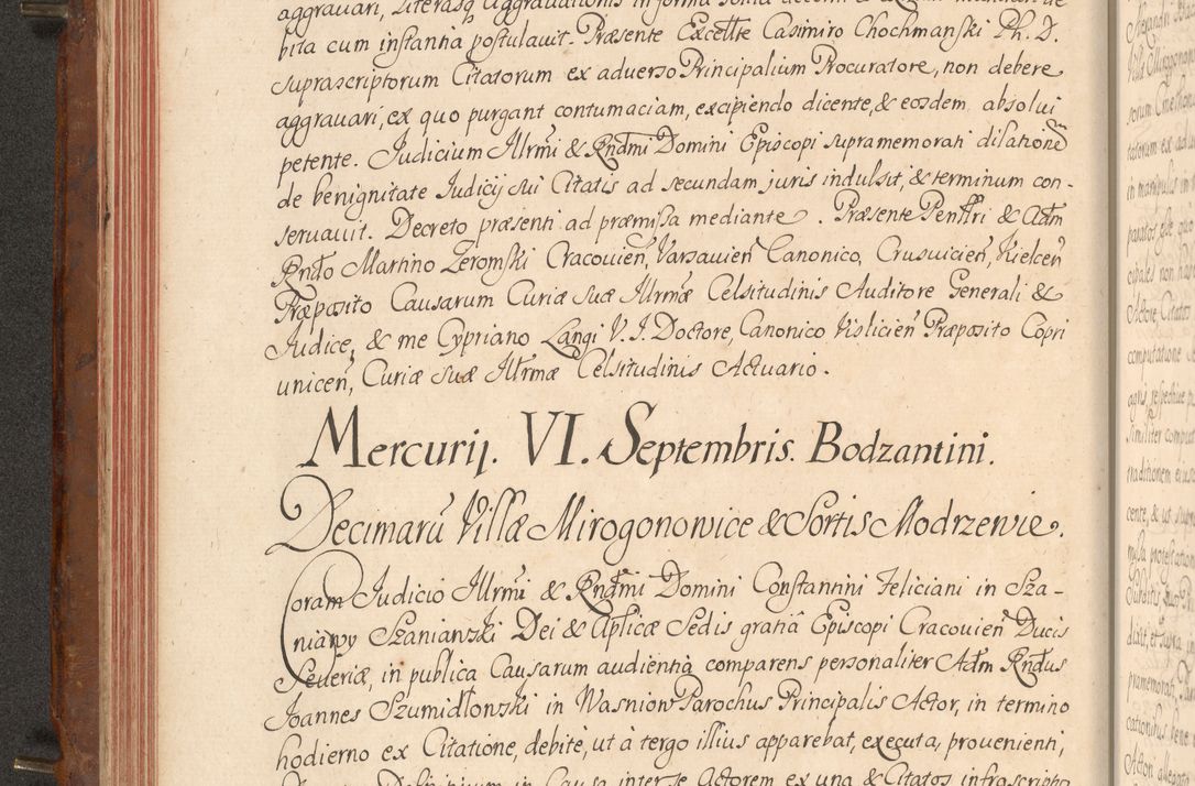 Zdjęcie nr 123 dla obiektu archiwalnego: Acta actorum episcopalium R. D. Constantini Feliciani in Szaniawy Szaniawski, episcopi Cracoviensis, ducis Severiae per annos 1724 - 1727 conscripta. Volumen II