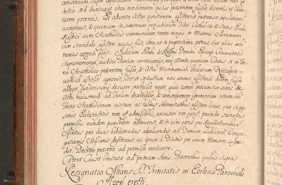 Zdjęcie nr 117 dla obiektu archiwalnego: Acta actorum episcopalium R. D. Constantini Feliciani in Szaniawy Szaniawski, episcopi Cracoviensis, ducis Severiae per annos 1724 - 1727 conscripta. Volumen II