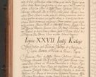 Zdjęcie nr 105 dla obiektu archiwalnego: Acta actorum episcopalium R. D. Constantini Feliciani in Szaniawy Szaniawski, episcopi Cracoviensis, ducis Severiae per annos 1724 - 1727 conscripta. Volumen II