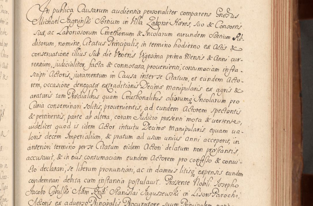 Zdjęcie nr 106 dla obiektu archiwalnego: Acta actorum episcopalium R. D. Constantini Feliciani in Szaniawy Szaniawski, episcopi Cracoviensis, ducis Severiae per annos 1724 - 1727 conscripta. Volumen II