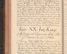 Zdjęcie nr 103 dla obiektu archiwalnego: Acta actorum episcopalium R. D. Constantini Feliciani in Szaniawy Szaniawski, episcopi Cracoviensis, ducis Severiae per annos 1724 - 1727 conscripta. Volumen II
