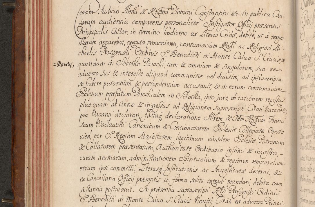 Zdjęcie nr 101 dla obiektu archiwalnego: Acta actorum episcopalium R. D. Constantini Feliciani in Szaniawy Szaniawski, episcopi Cracoviensis, ducis Severiae per annos 1724 - 1727 conscripta. Volumen II