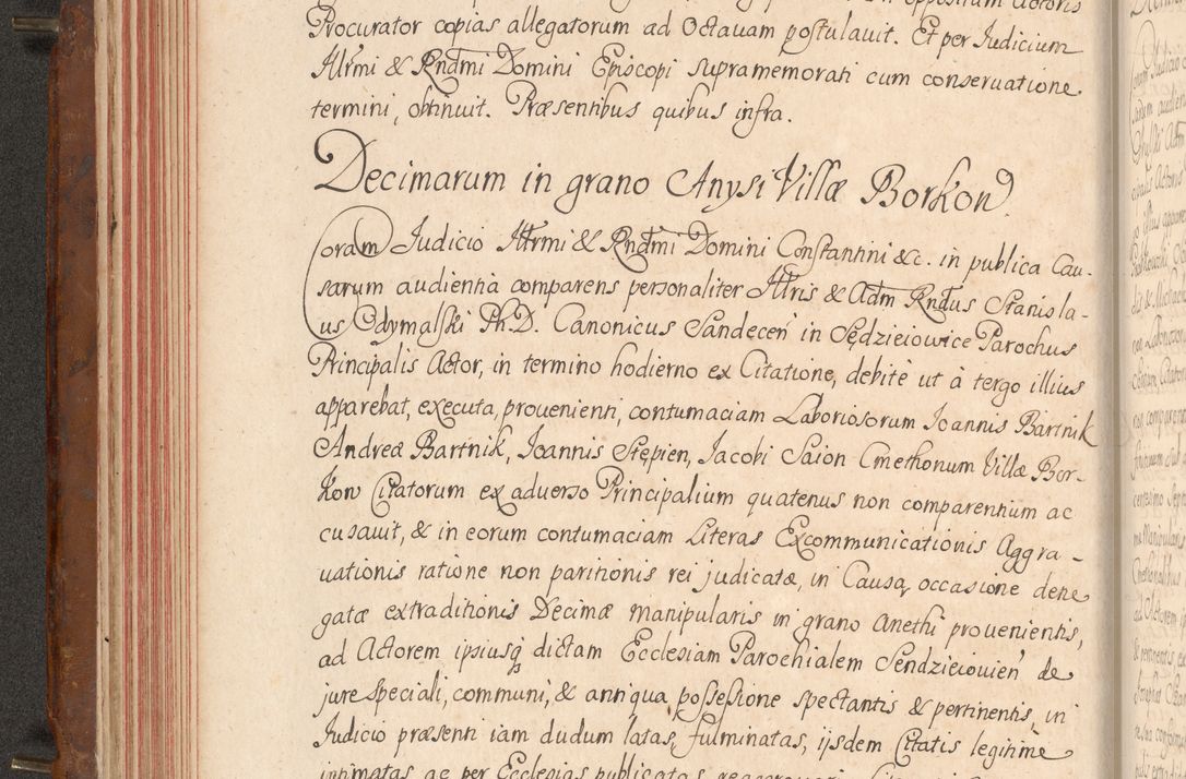 Zdjęcie nr 95 dla obiektu archiwalnego: Acta actorum episcopalium R. D. Constantini Feliciani in Szaniawy Szaniawski, episcopi Cracoviensis, ducis Severiae per annos 1724 - 1727 conscripta. Volumen II