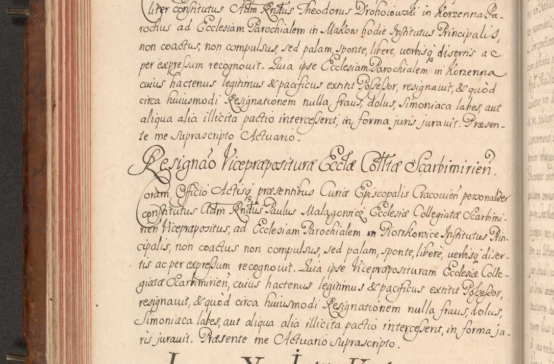 Zdjęcie nr 93 dla obiektu archiwalnego: Acta actorum episcopalium R. D. Constantini Feliciani in Szaniawy Szaniawski, episcopi Cracoviensis, ducis Severiae per annos 1724 - 1727 conscripta. Volumen II