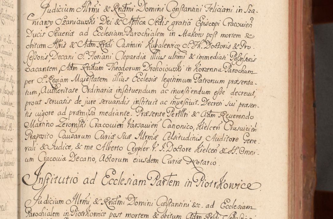 Zdjęcie nr 92 dla obiektu archiwalnego: Acta actorum episcopalium R. D. Constantini Feliciani in Szaniawy Szaniawski, episcopi Cracoviensis, ducis Severiae per annos 1724 - 1727 conscripta. Volumen II