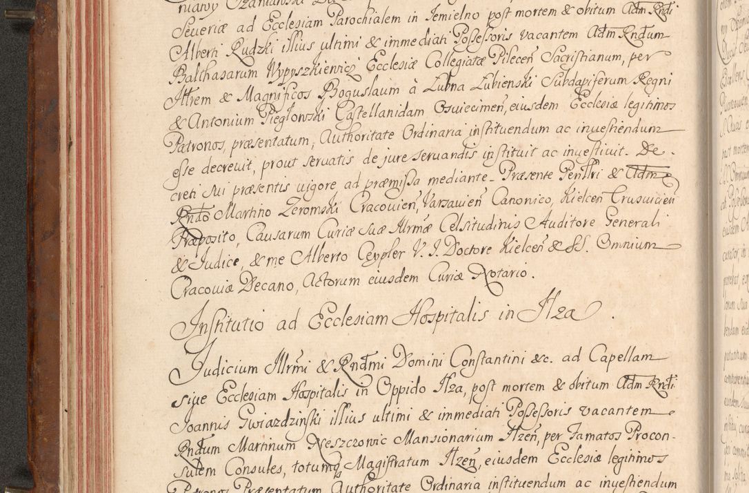 Zdjęcie nr 87 dla obiektu archiwalnego: Acta actorum episcopalium R. D. Constantini Feliciani in Szaniawy Szaniawski, episcopi Cracoviensis, ducis Severiae per annos 1724 - 1727 conscripta. Volumen II