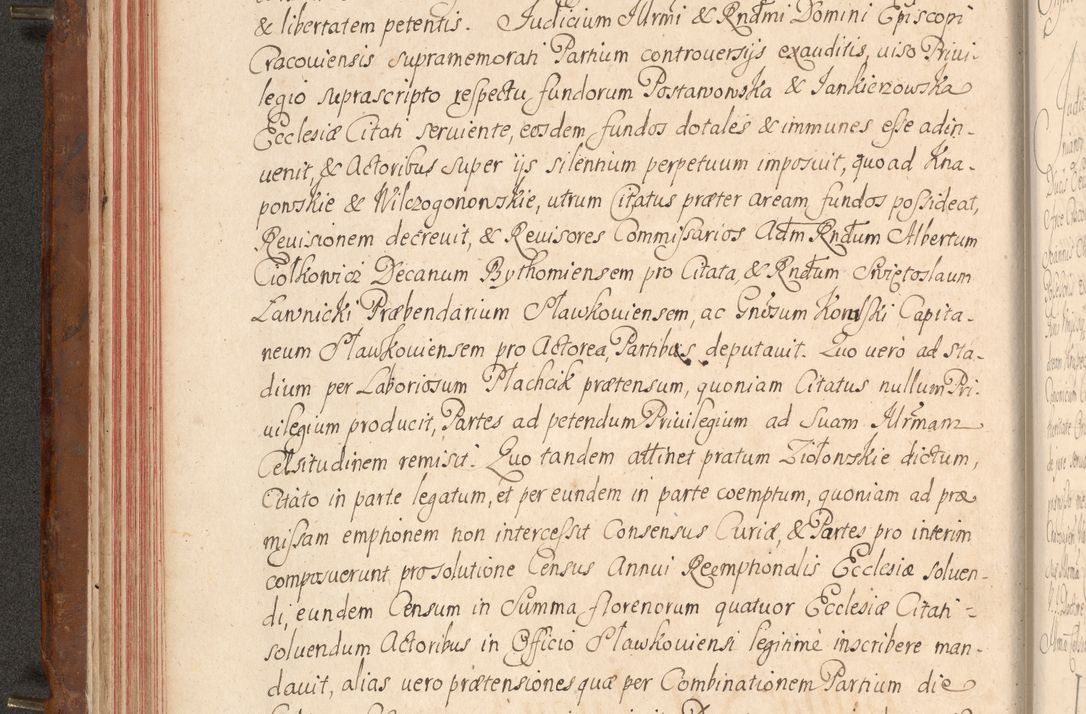 Zdjęcie nr 83 dla obiektu archiwalnego: Acta actorum episcopalium R. D. Constantini Feliciani in Szaniawy Szaniawski, episcopi Cracoviensis, ducis Severiae per annos 1724 - 1727 conscripta. Volumen II