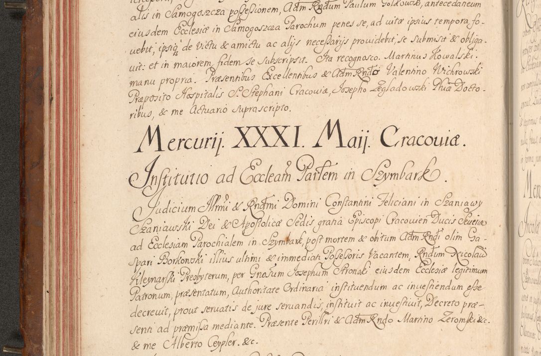 Zdjęcie nr 81 dla obiektu archiwalnego: Acta actorum episcopalium R. D. Constantini Feliciani in Szaniawy Szaniawski, episcopi Cracoviensis, ducis Severiae per annos 1724 - 1727 conscripta. Volumen II