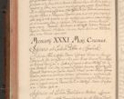 Zdjęcie nr 81 dla obiektu archiwalnego: Acta actorum episcopalium R. D. Constantini Feliciani in Szaniawy Szaniawski, episcopi Cracoviensis, ducis Severiae per annos 1724 - 1727 conscripta. Volumen II