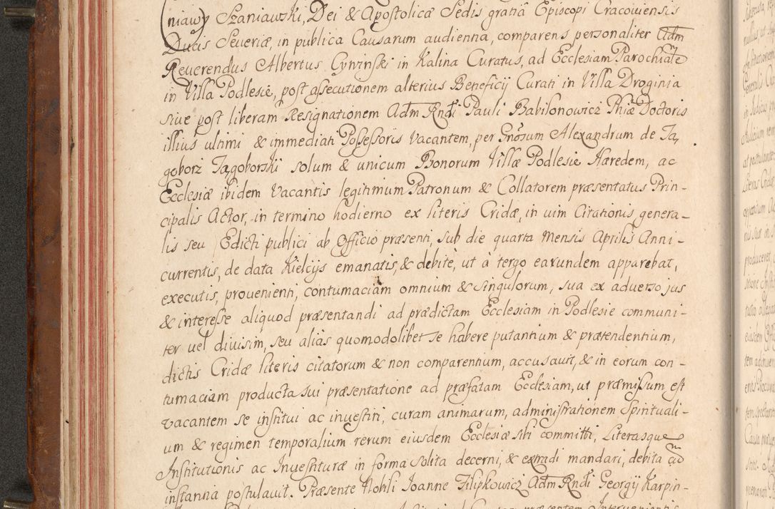 Zdjęcie nr 75 dla obiektu archiwalnego: Acta actorum episcopalium R. D. Constantini Feliciani in Szaniawy Szaniawski, episcopi Cracoviensis, ducis Severiae per annos 1724 - 1727 conscripta. Volumen II