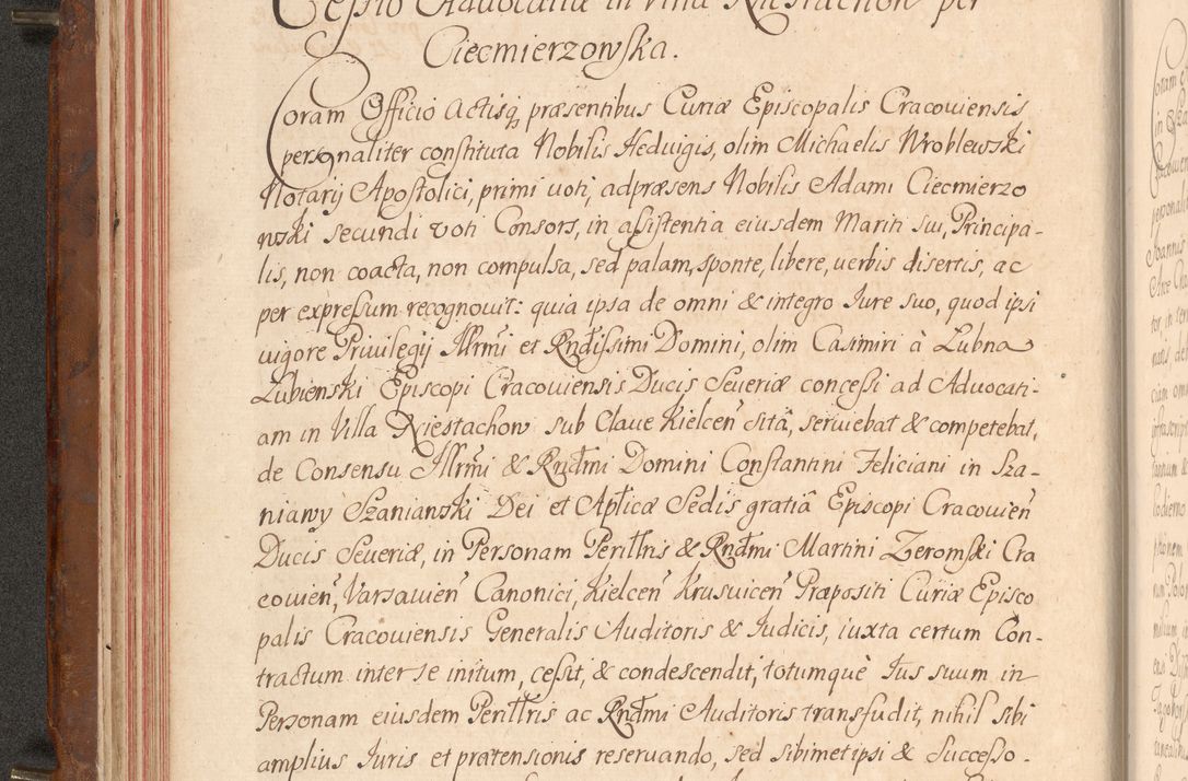 Zdjęcie nr 67 dla obiektu archiwalnego: Acta actorum episcopalium R. D. Constantini Feliciani in Szaniawy Szaniawski, episcopi Cracoviensis, ducis Severiae per annos 1724 - 1727 conscripta. Volumen II