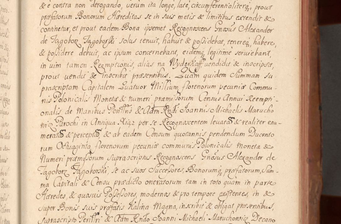 Zdjęcie nr 70 dla obiektu archiwalnego: Acta actorum episcopalium R. D. Constantini Feliciani in Szaniawy Szaniawski, episcopi Cracoviensis, ducis Severiae per annos 1724 - 1727 conscripta. Volumen II