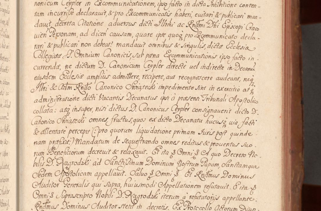 Zdjęcie nr 60 dla obiektu archiwalnego: Acta actorum episcopalium R. D. Constantini Feliciani in Szaniawy Szaniawski, episcopi Cracoviensis, ducis Severiae per annos 1724 - 1727 conscripta. Volumen II