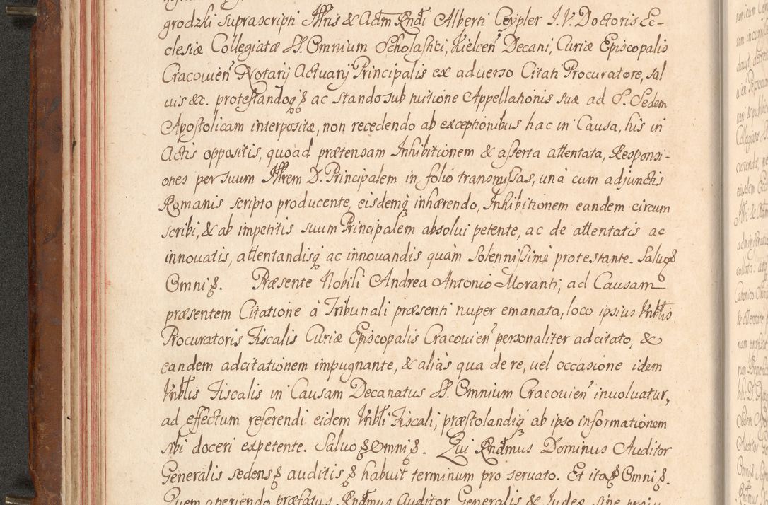Zdjęcie nr 59 dla obiektu archiwalnego: Acta actorum episcopalium R. D. Constantini Feliciani in Szaniawy Szaniawski, episcopi Cracoviensis, ducis Severiae per annos 1724 - 1727 conscripta. Volumen II