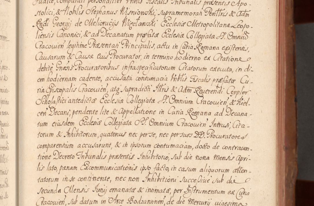 Zdjęcie nr 58 dla obiektu archiwalnego: Acta actorum episcopalium R. D. Constantini Feliciani in Szaniawy Szaniawski, episcopi Cracoviensis, ducis Severiae per annos 1724 - 1727 conscripta. Volumen II