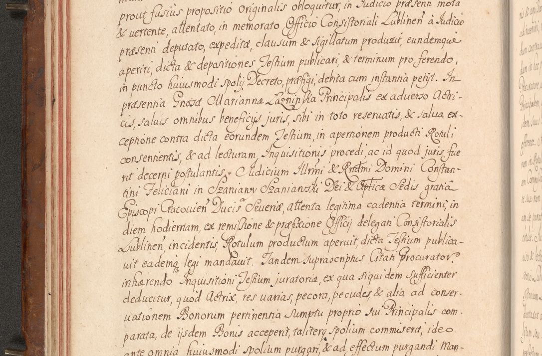 Zdjęcie nr 53 dla obiektu archiwalnego: Acta actorum episcopalium R. D. Constantini Feliciani in Szaniawy Szaniawski, episcopi Cracoviensis, ducis Severiae per annos 1724 - 1727 conscripta. Volumen II
