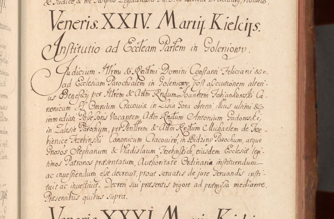 Zdjęcie nr 52 dla obiektu archiwalnego: Acta actorum episcopalium R. D. Constantini Feliciani in Szaniawy Szaniawski, episcopi Cracoviensis, ducis Severiae per annos 1724 - 1727 conscripta. Volumen II