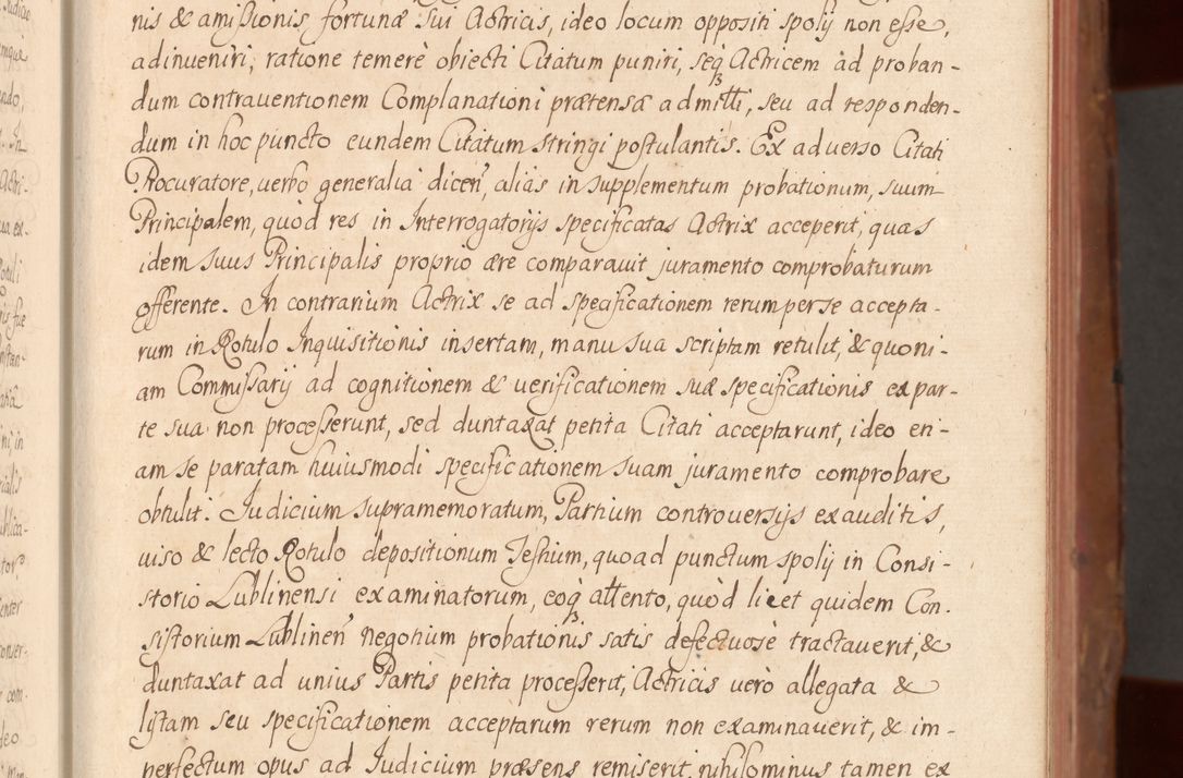 Zdjęcie nr 54 dla obiektu archiwalnego: Acta actorum episcopalium R. D. Constantini Feliciani in Szaniawy Szaniawski, episcopi Cracoviensis, ducis Severiae per annos 1724 - 1727 conscripta. Volumen II