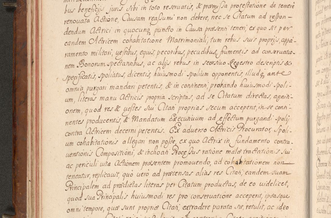 Zdjęcie nr 43 dla obiektu archiwalnego: Acta actorum episcopalium R. D. Constantini Feliciani in Szaniawy Szaniawski, episcopi Cracoviensis, ducis Severiae per annos 1724 - 1727 conscripta. Volumen II