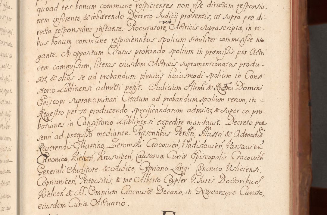 Zdjęcie nr 44 dla obiektu archiwalnego: Acta actorum episcopalium R. D. Constantini Feliciani in Szaniawy Szaniawski, episcopi Cracoviensis, ducis Severiae per annos 1724 - 1727 conscripta. Volumen II