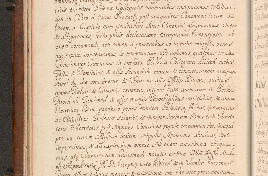 Zdjęcie nr 33 dla obiektu archiwalnego: Acta actorum episcopalium R. D. Constantini Feliciani in Szaniawy Szaniawski, episcopi Cracoviensis, ducis Severiae per annos 1724 - 1727 conscripta. Volumen II