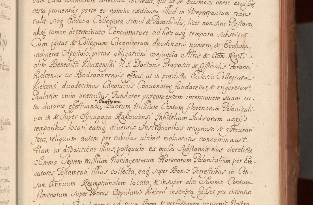 Zdjęcie nr 30 dla obiektu archiwalnego: Acta actorum episcopalium R. D. Constantini Feliciani in Szaniawy Szaniawski, episcopi Cracoviensis, ducis Severiae per annos 1724 - 1727 conscripta. Volumen II
