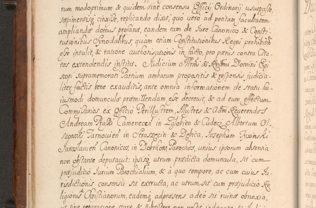 Zdjęcie nr 25 dla obiektu archiwalnego: Acta actorum episcopalium R. D. Constantini Feliciani in Szaniawy Szaniawski, episcopi Cracoviensis, ducis Severiae per annos 1724 - 1727 conscripta. Volumen II