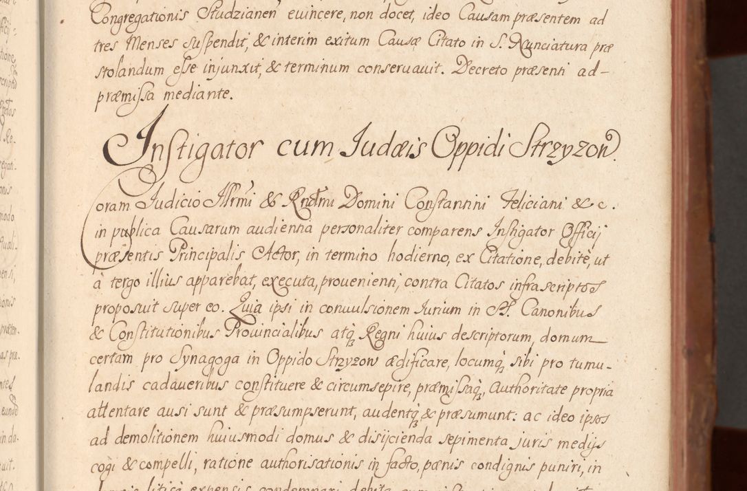 Zdjęcie nr 24 dla obiektu archiwalnego: Acta actorum episcopalium R. D. Constantini Feliciani in Szaniawy Szaniawski, episcopi Cracoviensis, ducis Severiae per annos 1724 - 1727 conscripta. Volumen II