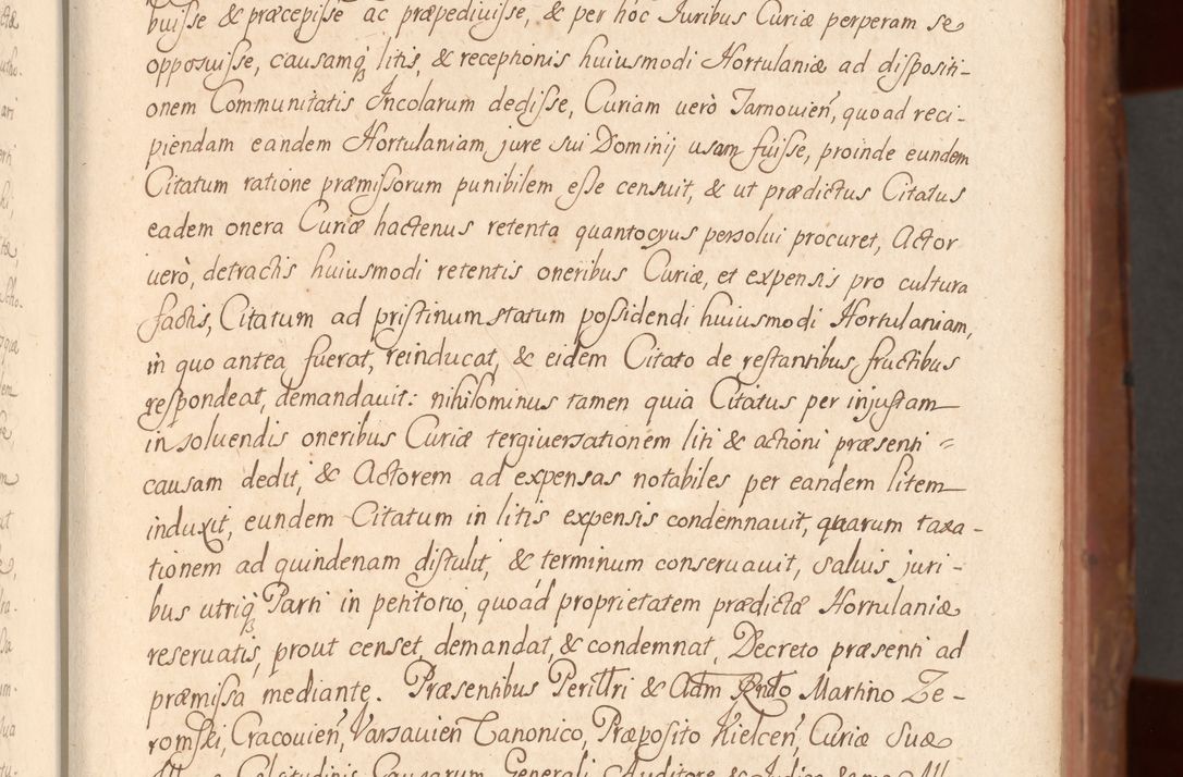 Zdjęcie nr 22 dla obiektu archiwalnego: Acta actorum episcopalium R. D. Constantini Feliciani in Szaniawy Szaniawski, episcopi Cracoviensis, ducis Severiae per annos 1724 - 1727 conscripta. Volumen II