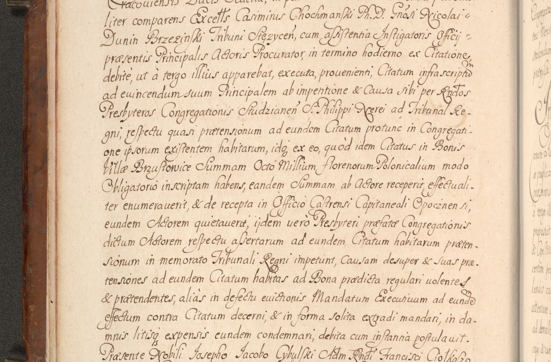 Zdjęcie nr 23 dla obiektu archiwalnego: Acta actorum episcopalium R. D. Constantini Feliciani in Szaniawy Szaniawski, episcopi Cracoviensis, ducis Severiae per annos 1724 - 1727 conscripta. Volumen II