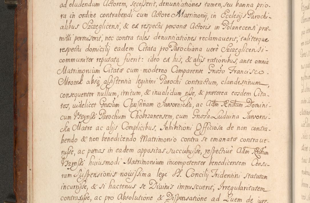 Zdjęcie nr 17 dla obiektu archiwalnego: Acta actorum episcopalium R. D. Constantini Feliciani in Szaniawy Szaniawski, episcopi Cracoviensis, ducis Severiae per annos 1724 - 1727 conscripta. Volumen II