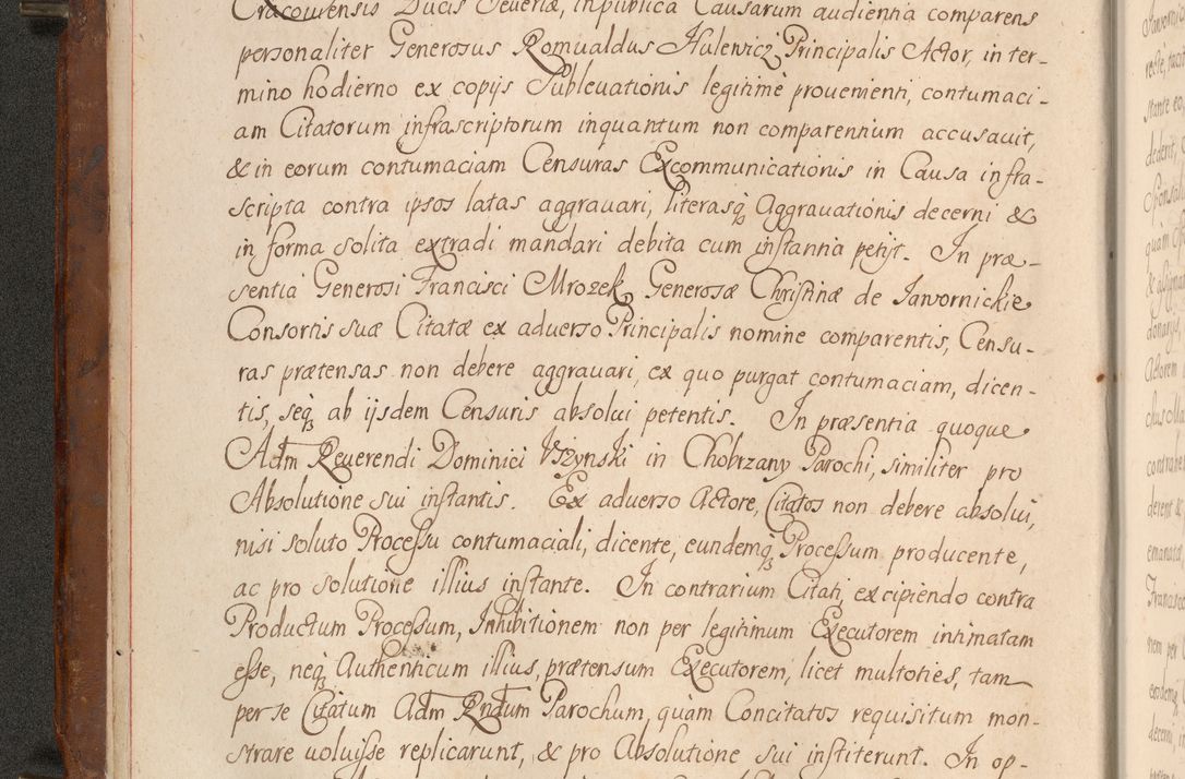 Zdjęcie nr 13 dla obiektu archiwalnego: Acta actorum episcopalium R. D. Constantini Feliciani in Szaniawy Szaniawski, episcopi Cracoviensis, ducis Severiae per annos 1724 - 1727 conscripta. Volumen II