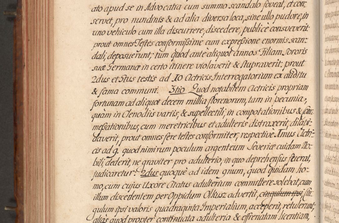 Zdjęcie nr 609 dla obiektu archiwalnego: Acta actorum episcopalium R. D. Constantini Feliciani in Szaniawy Szaniawski, episcopi Cracoviensis, ducis Severiae per annos 1724 - 1727 conscripta. Volumen II