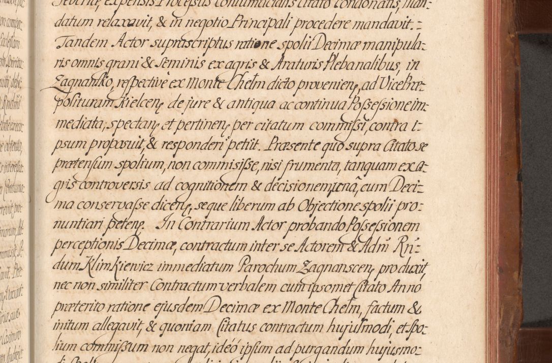 Zdjęcie nr 606 dla obiektu archiwalnego: Acta actorum episcopalium R. D. Constantini Feliciani in Szaniawy Szaniawski, episcopi Cracoviensis, ducis Severiae per annos 1724 - 1727 conscripta. Volumen II