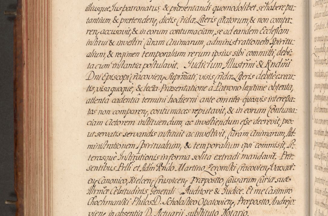 Zdjęcie nr 605 dla obiektu archiwalnego: Acta actorum episcopalium R. D. Constantini Feliciani in Szaniawy Szaniawski, episcopi Cracoviensis, ducis Severiae per annos 1724 - 1727 conscripta. Volumen II