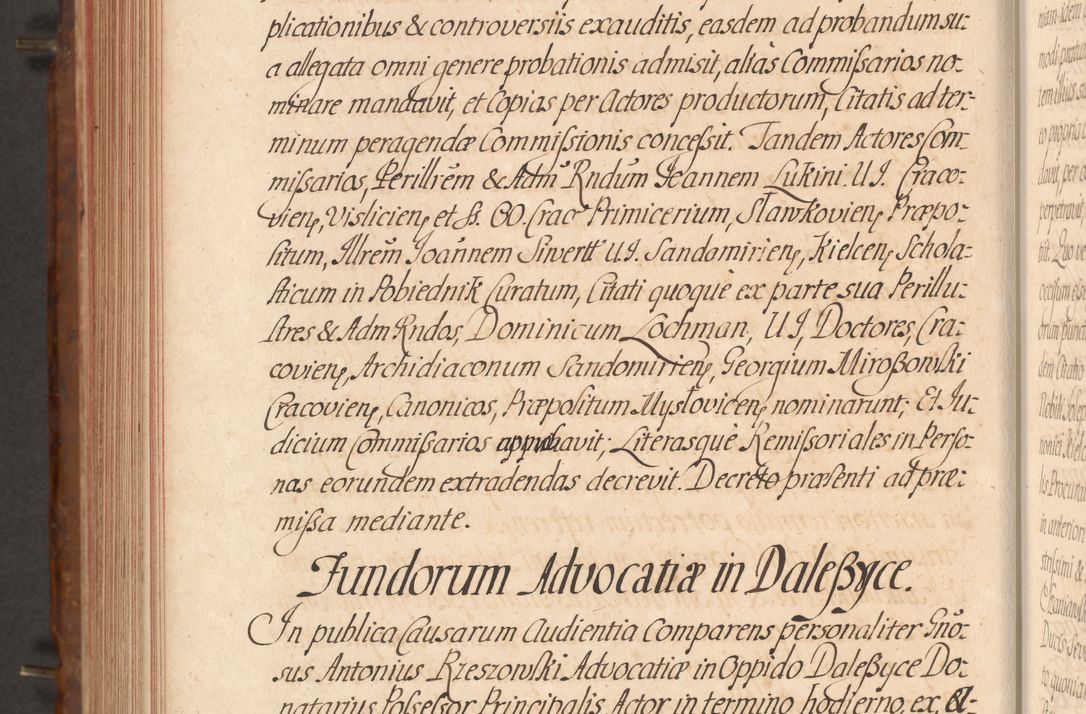 Zdjęcie nr 589 dla obiektu archiwalnego: Acta actorum episcopalium R. D. Constantini Feliciani in Szaniawy Szaniawski, episcopi Cracoviensis, ducis Severiae per annos 1724 - 1727 conscripta. Volumen II