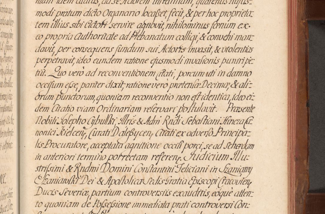 Zdjęcie nr 590 dla obiektu archiwalnego: Acta actorum episcopalium R. D. Constantini Feliciani in Szaniawy Szaniawski, episcopi Cracoviensis, ducis Severiae per annos 1724 - 1727 conscripta. Volumen II