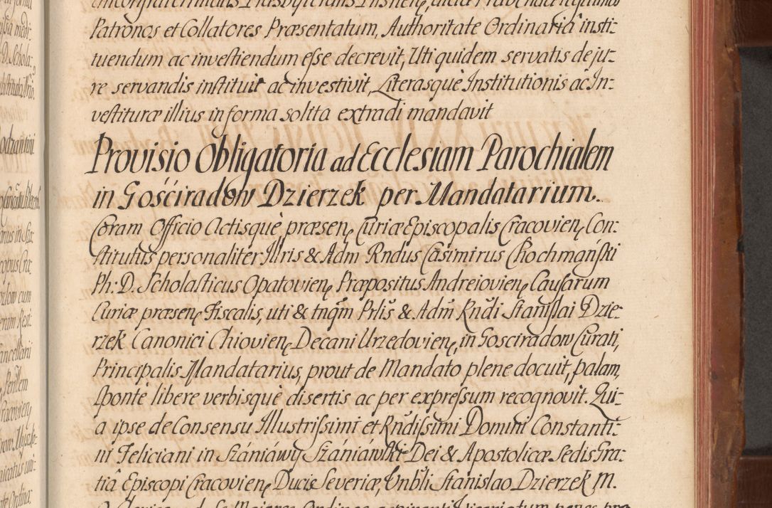 Zdjęcie nr 570 dla obiektu archiwalnego: Acta actorum episcopalium R. D. Constantini Feliciani in Szaniawy Szaniawski, episcopi Cracoviensis, ducis Severiae per annos 1724 - 1727 conscripta. Volumen II