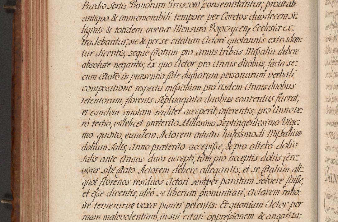 Zdjęcie nr 551 dla obiektu archiwalnego: Acta actorum episcopalium R. D. Constantini Feliciani in Szaniawy Szaniawski, episcopi Cracoviensis, ducis Severiae per annos 1724 - 1727 conscripta. Volumen II