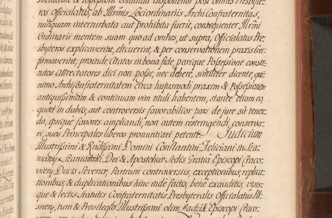 Zdjęcie nr 548 dla obiektu archiwalnego: Acta actorum episcopalium R. D. Constantini Feliciani in Szaniawy Szaniawski, episcopi Cracoviensis, ducis Severiae per annos 1724 - 1727 conscripta. Volumen II